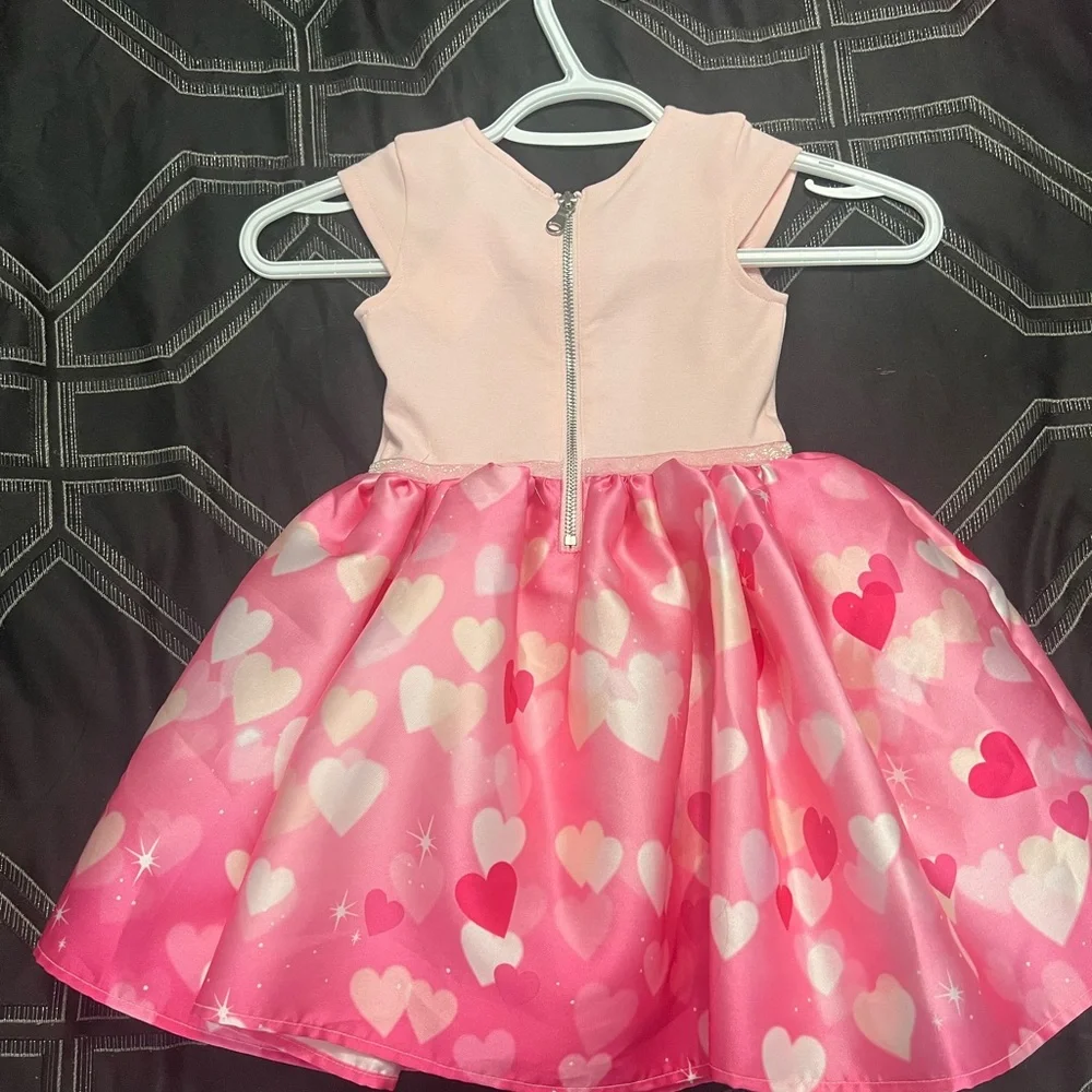 Pink Heart Pattern Dress - Picture 3 of 10